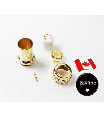 zavfino 1877 PHONO TAD-1G 24K鍍金唱臂端子 (直式)