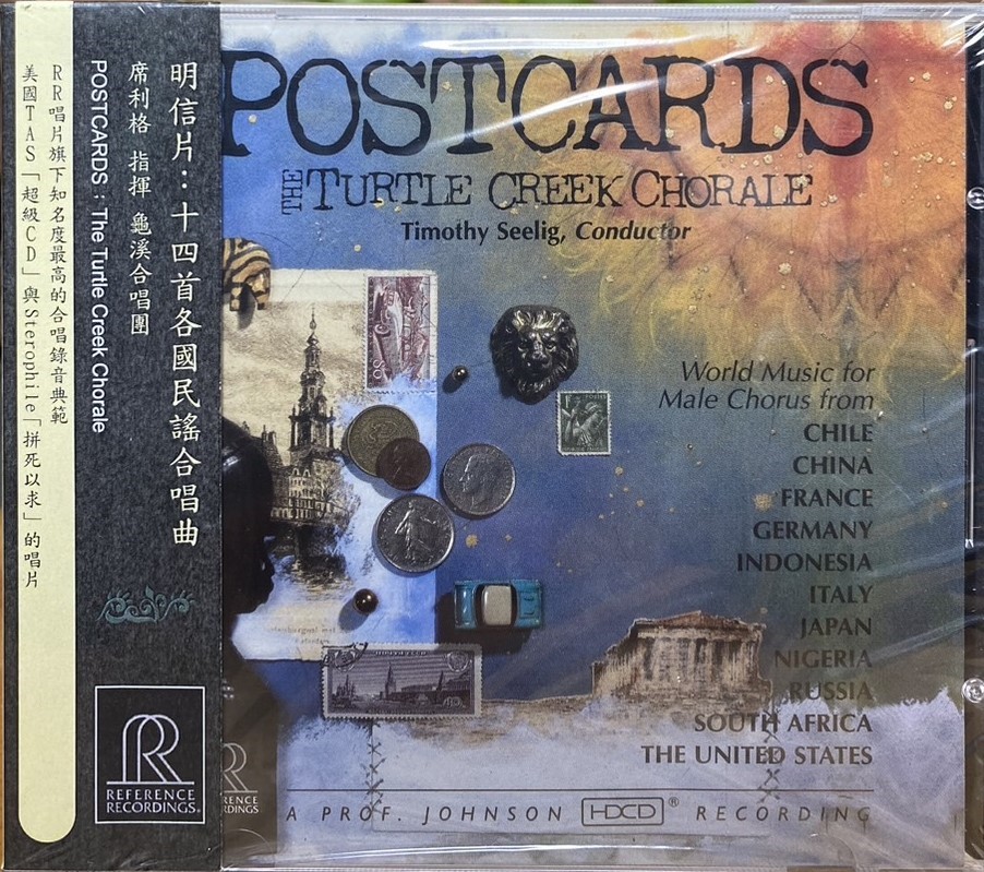 THE TURTLE CREEK CHORALE 龜溪合唱團 / POSTCARDS 明信片 : 十四首各國民謠合唱曲 (CD)
