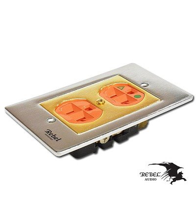 REBEL 醫療級電源座組銀框 125V