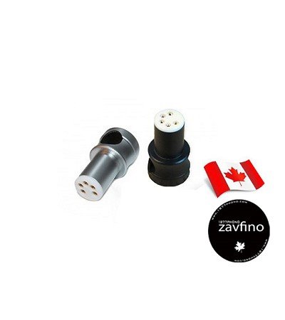 zavfino 1877 Phono TAD-2R Phono Din 24K鍍金唱臂端子黑色 (90度)