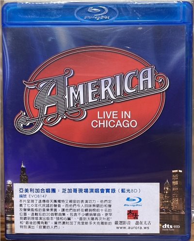 亞美利加合唱團 : 芝加哥現場演唱會實錄 (BD)